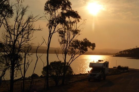 Ozcape Campers Slide-On Optima sunset