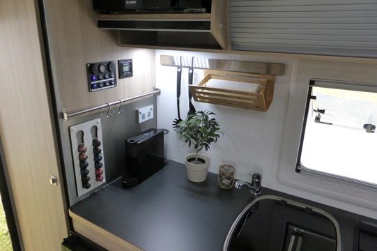 Ozcape Campers Slide-On Optima kitchen details