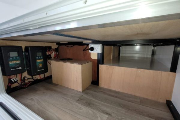 Ozcape Woondabaa outdoor storage and power compartment