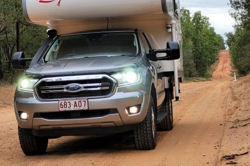 Fun on red dirt roads with an Ozcape Slide-On